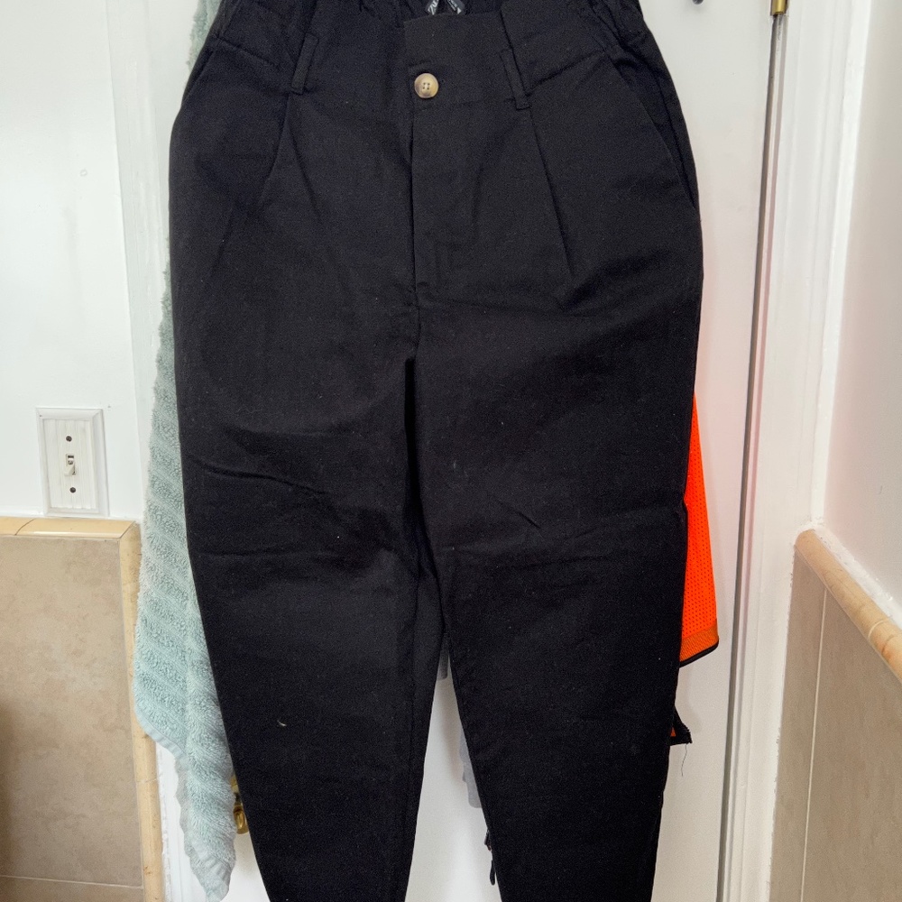 Zara black trousers